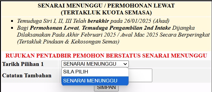 IntakeMTT2025 Temuduga Pengambilan Pelajar 2025 Maahad Tahfiz Wal Tarbiyyah Darul Iman (MTT)